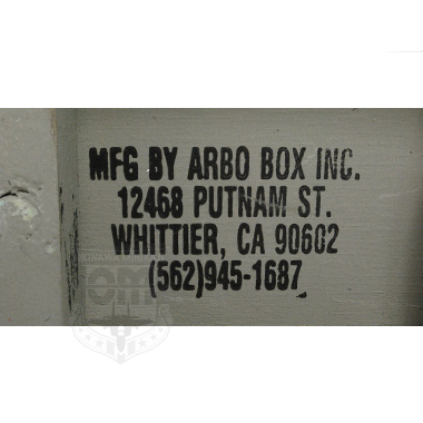 M16 RIFLE BOX MFG BY ARBO BOX  米軍払い下げ