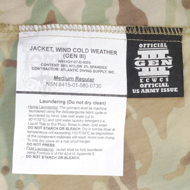 GEN 3 ECWCS MULTICAM JAKET LEVEL4