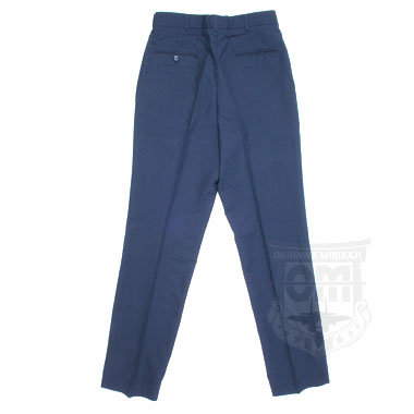 TROUSERS MENS SERVICE POLY/WOOL SERGE AF BLUE 1620 米軍放出品