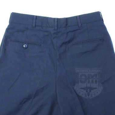 TROUSERS MENS SERVICE POLY/WOOL SERGE AF BLUE 1620 米軍放出品