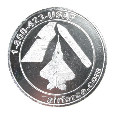 米軍放出品

Cross Into The Blue USAF Coin

1-800-423-USAF

USAFのコイン。
コイン表にはUSAFエンブレム、裏にはラプター、人工衛星、ミサイルが描かれております。


【サイズ】
直径:約3.9cm
重量:約4g

